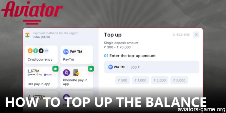 Guide on making deposits on 1win for Aviator players